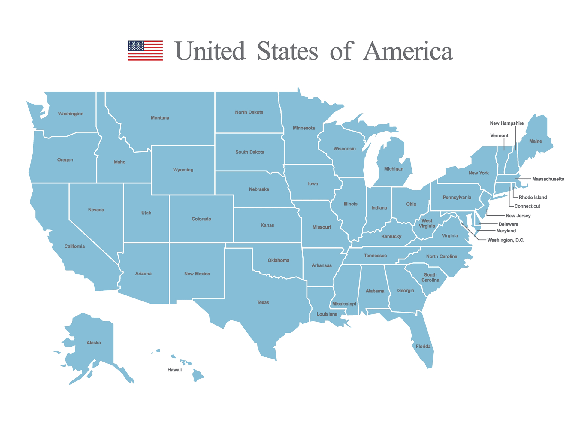 United States Of America Map